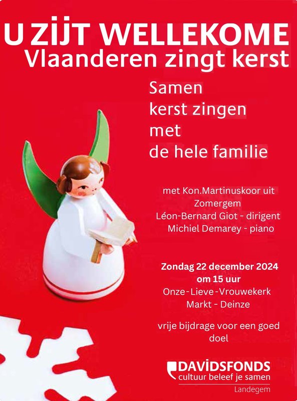 Concerten Vlaanderen zingt Kerst