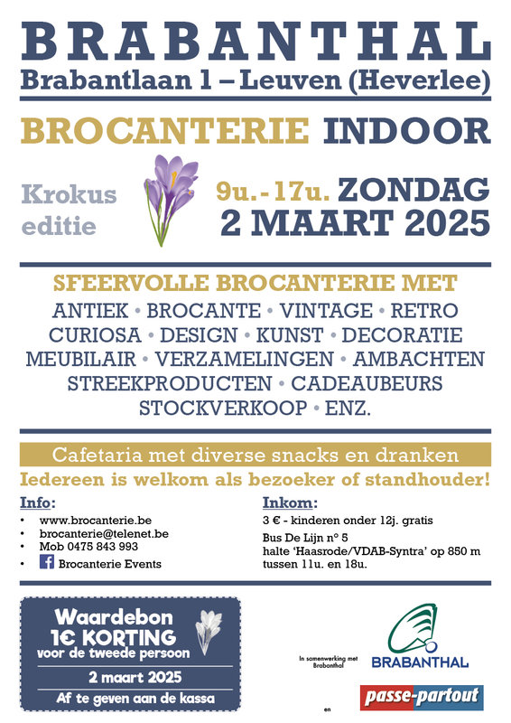  Brocanterie Indoor Leuven - Krokus editie