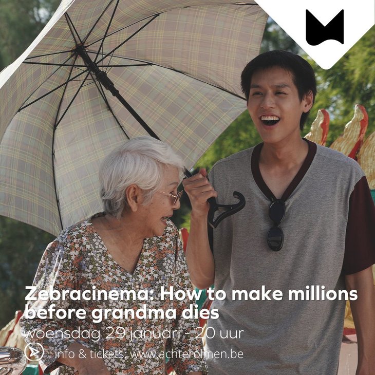 Voorstellingen Zebracinema: to make millions before grandma dies