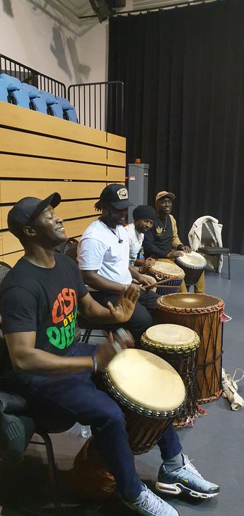 Workshops Afrikaanse Dans Fanny Heuten & percussionisten