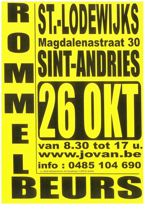  Rommelbeurs Sint-Andries - Sint-Lodewijkscollege - Org. Jovan