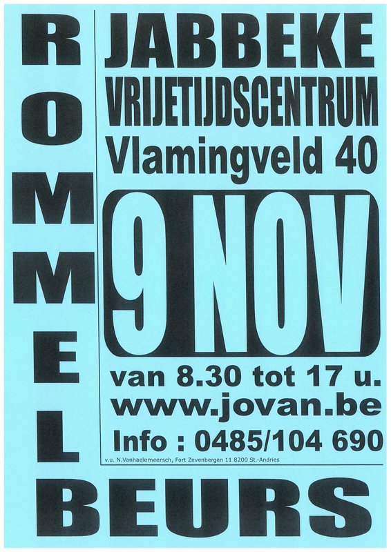  Rommelbeurs Jabbeke - Vrijetijdscentrum - Org. Jovan