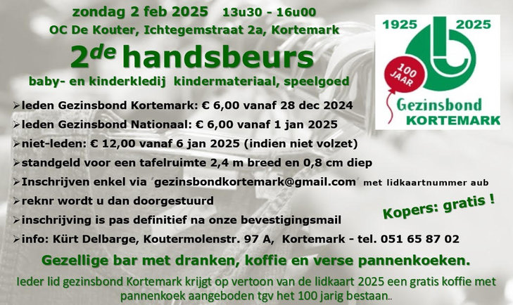  2de handsbeurs