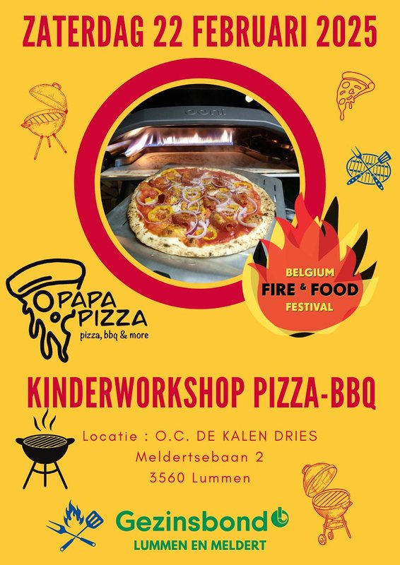 Workshops Kinderworkshop pizza-barbecue