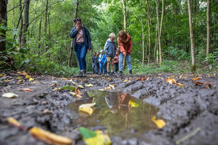 Ontspanning Speuren-naar-dierensporen-tocht