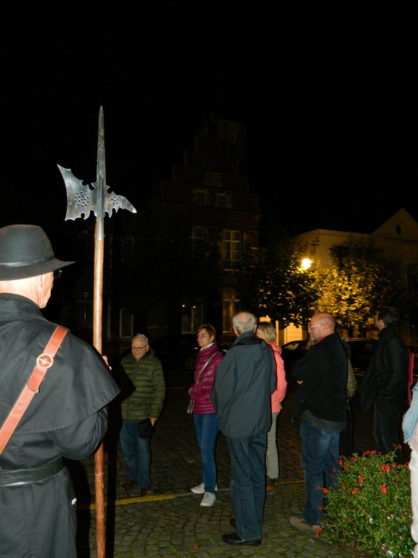 Ontspanning Met nachtwachter ronde middeleeuws Diest