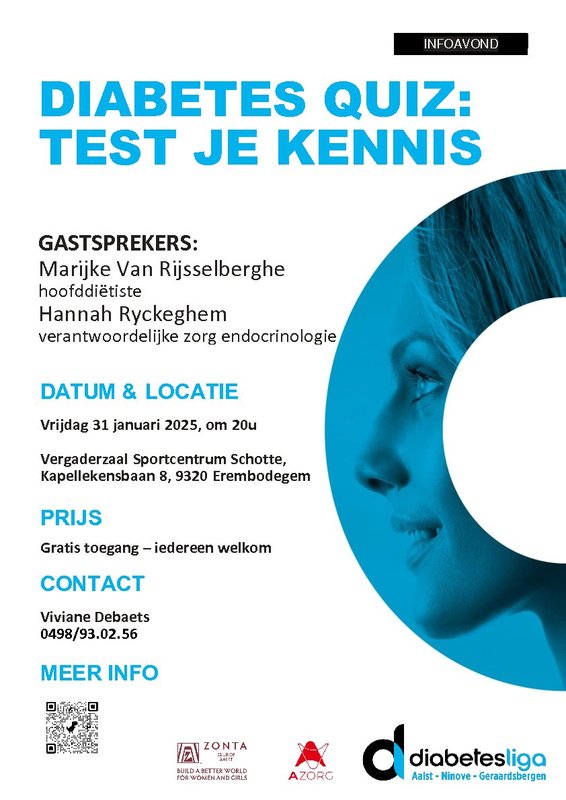 Voordrachten Diabetes quiz : Test kennis