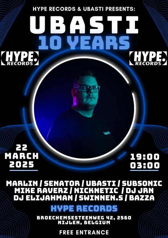 Nachtleven Hype Records & Ubasti Presents: Ubasti Years