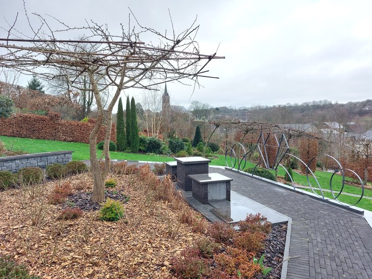 Ontspanning Rondleiding de tuin de winter ontdekken