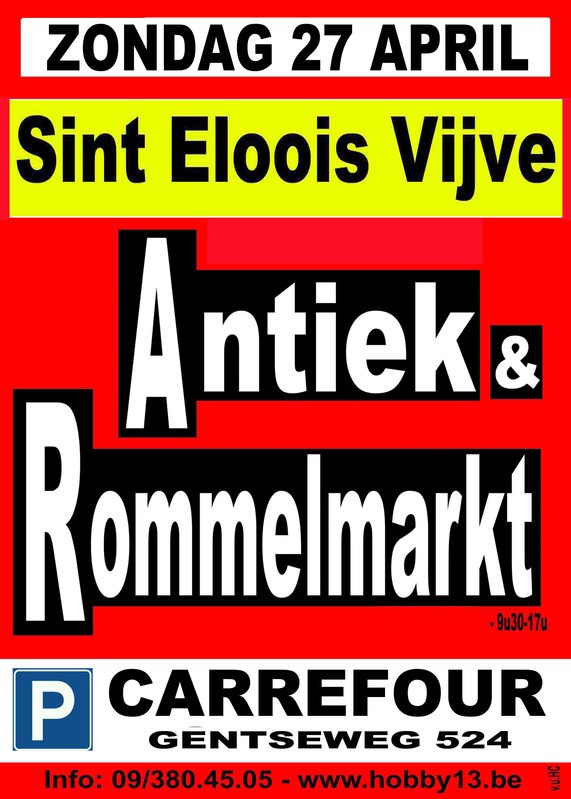  Antiek & Rommelmarkt Sint Eloois Vijve