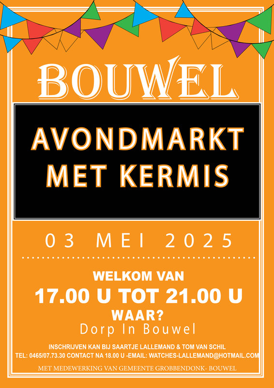 Ontspanning Avondmarkt Bouwel